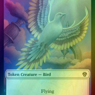 Badger Token (15) // Bird Token (02) [DMC/DMU Set Symbol] [Dominaria United: Tokens] [Foil]