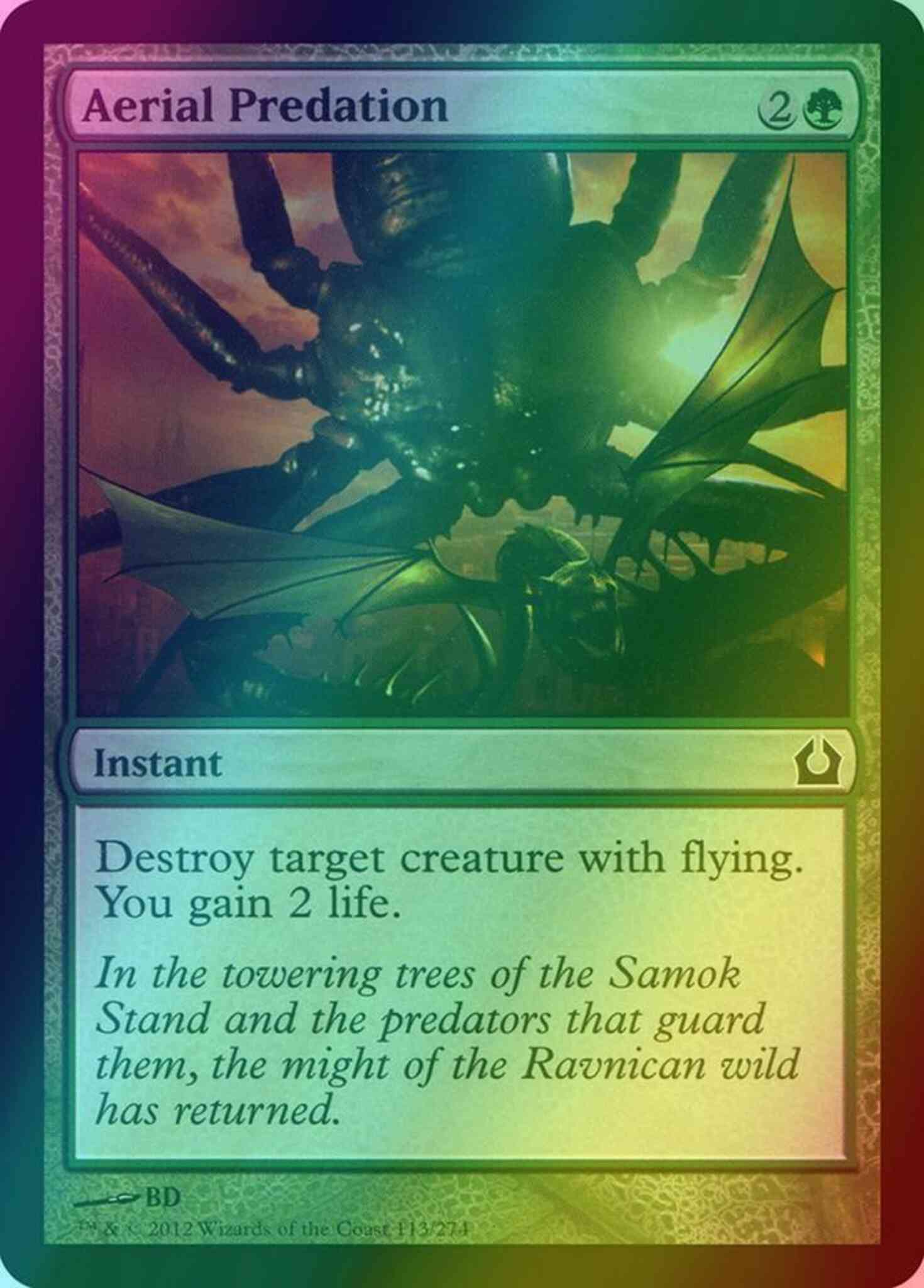 Aerial Predation [113] [Return To Ravnica] [Foil]