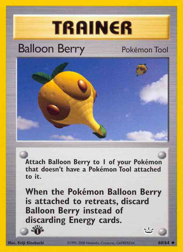 Balloon Berry - 60/64 - Uncommon - 1st Edition [neo3-60] [Non-Holo]