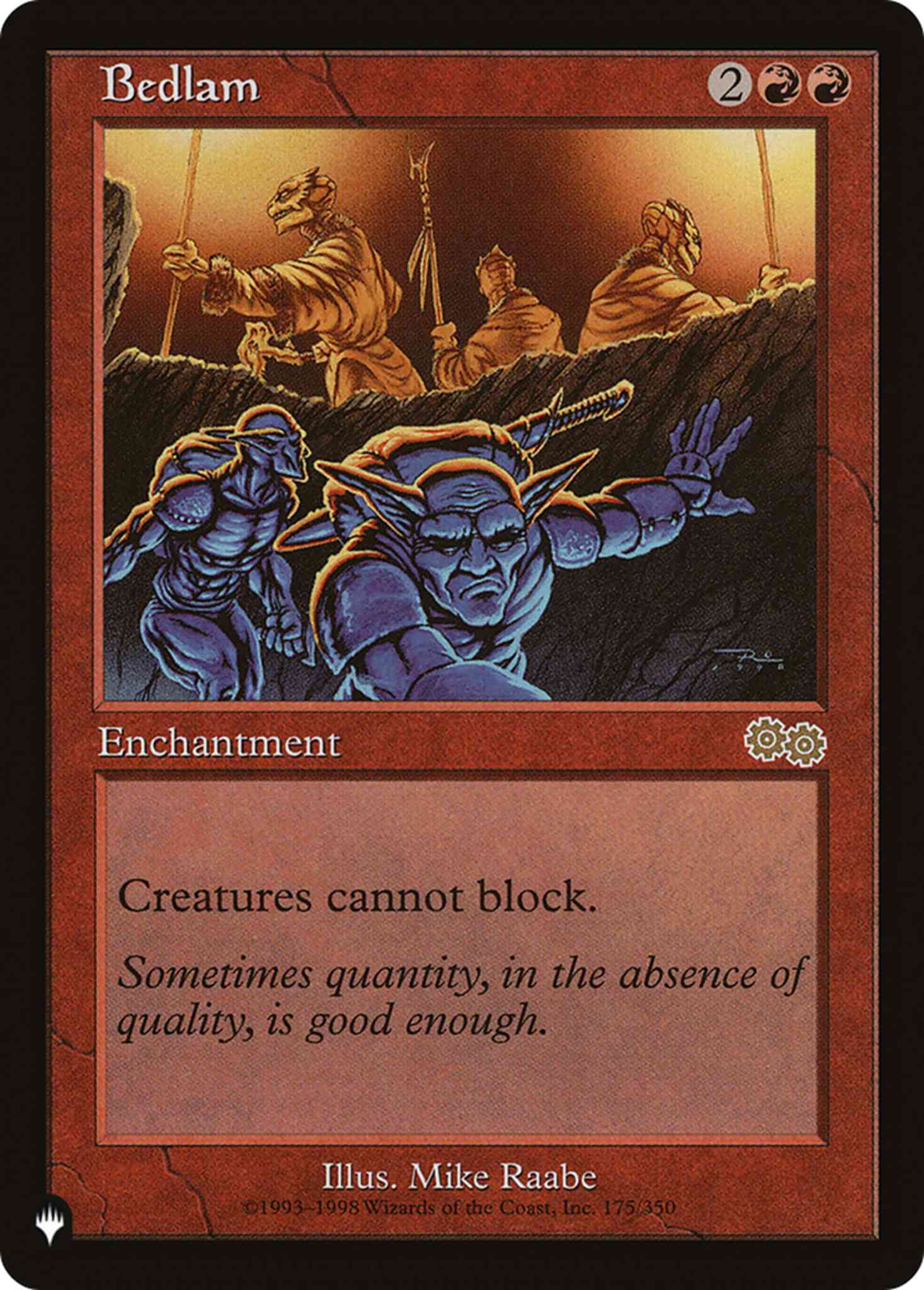 Bedlam [USG-175] [The List] [Non-Foil]
