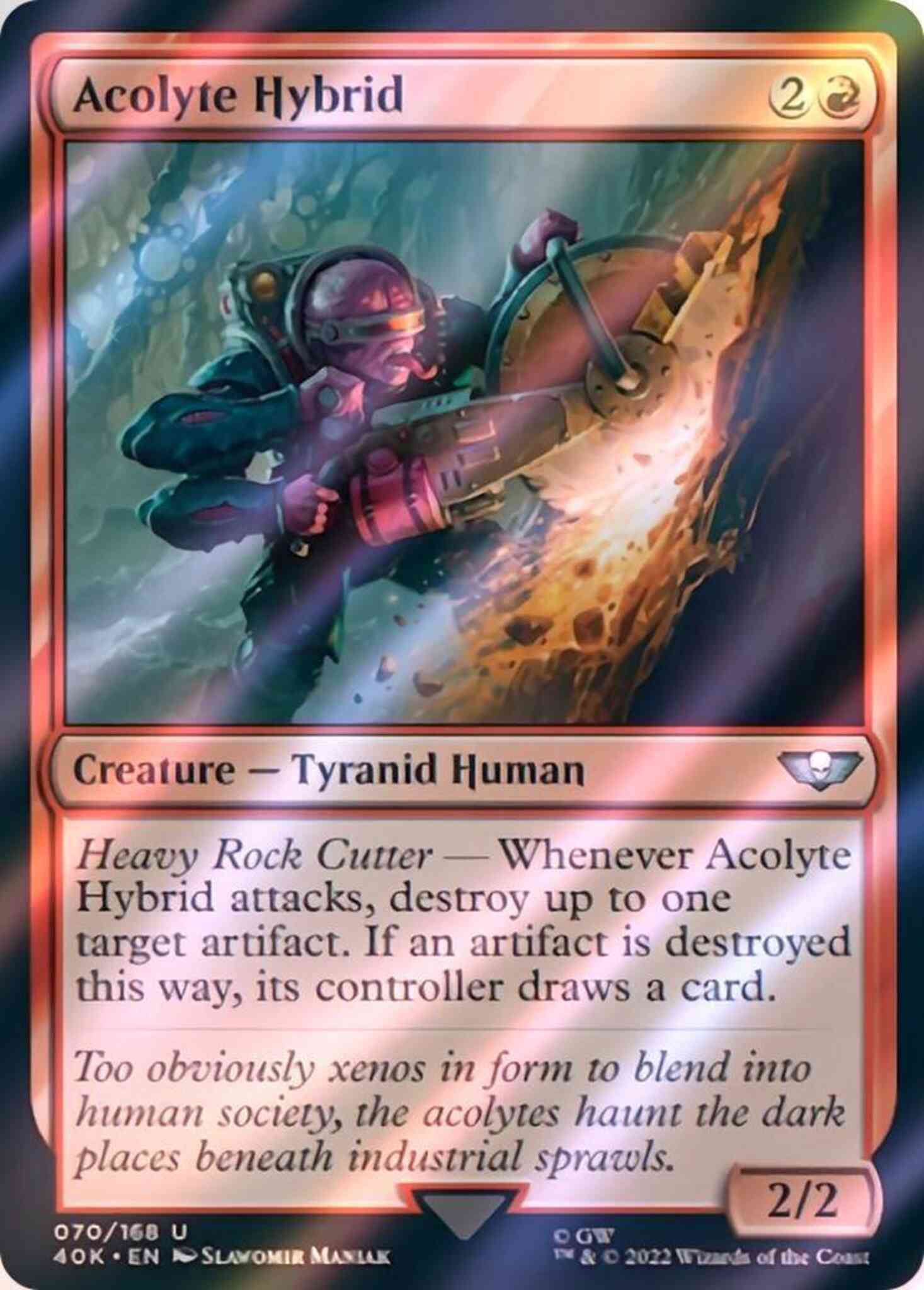 Acolyte Hybrid [70] [Universes Beyond: Warhammer 40,000] [Surge Foil]