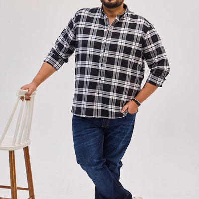Black Checks Regular Fit Shirt
