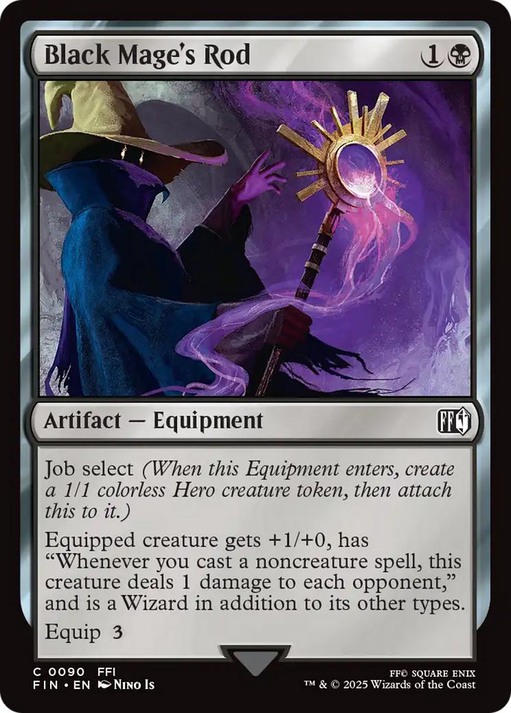 Black Mage's Rod [90] [FINAL FANTASY] [Non-Foil]