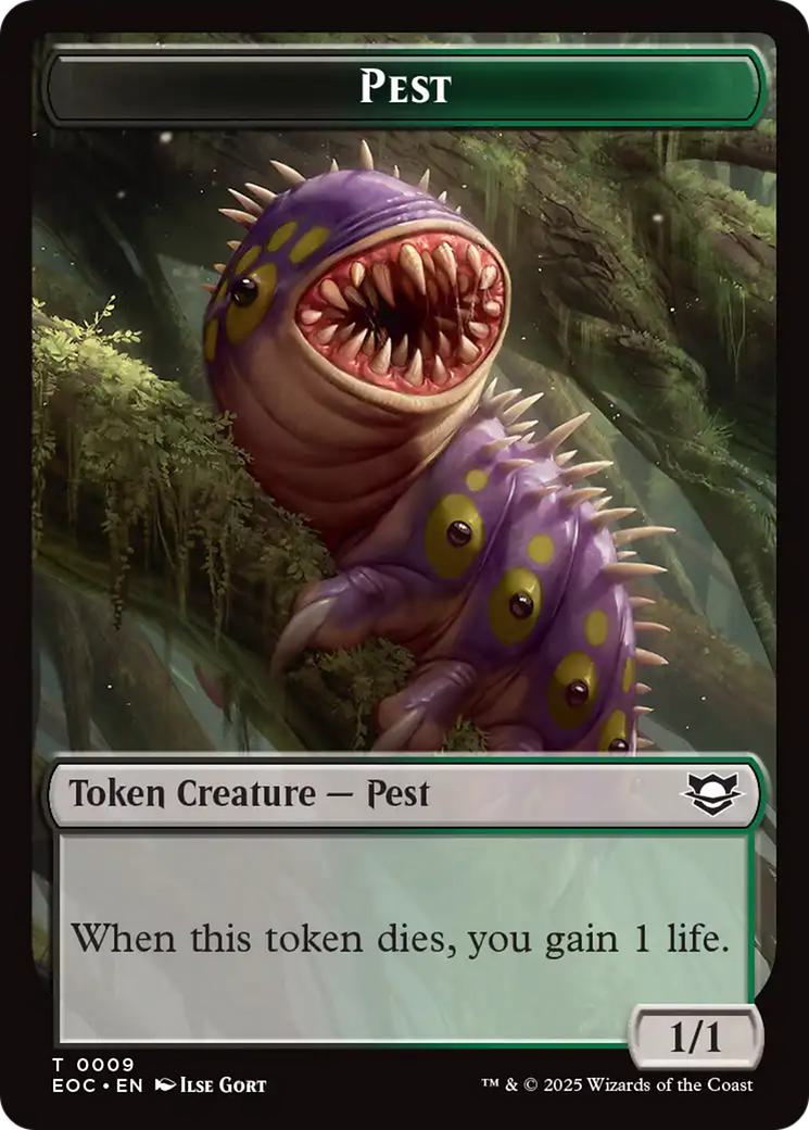 Beast Token (06) // Pest Token (09) [Edge of Eternities: Commander: Tokens] [Non-Foil]