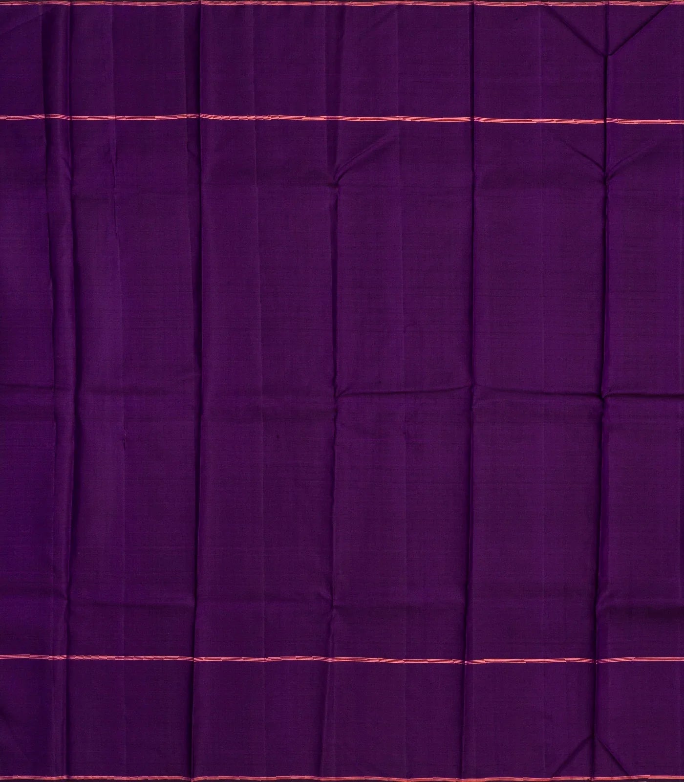 Hot Pink Handloom Kanchipuram Silk Saree With Checks