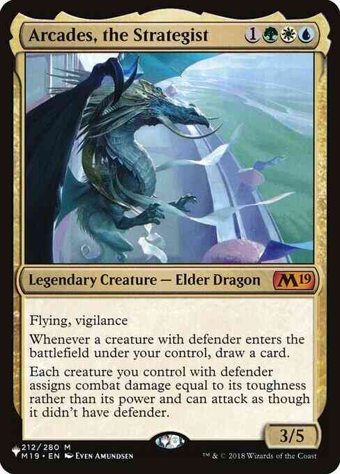 Arcades, the Strategist [M19-212] [The List] [Non-Foil]