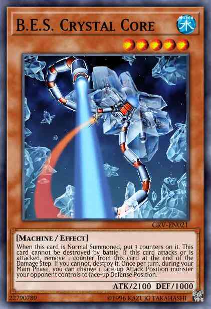 B.E.S. Crystal Core - CRV-EN021 - Super Rare - Unlimited