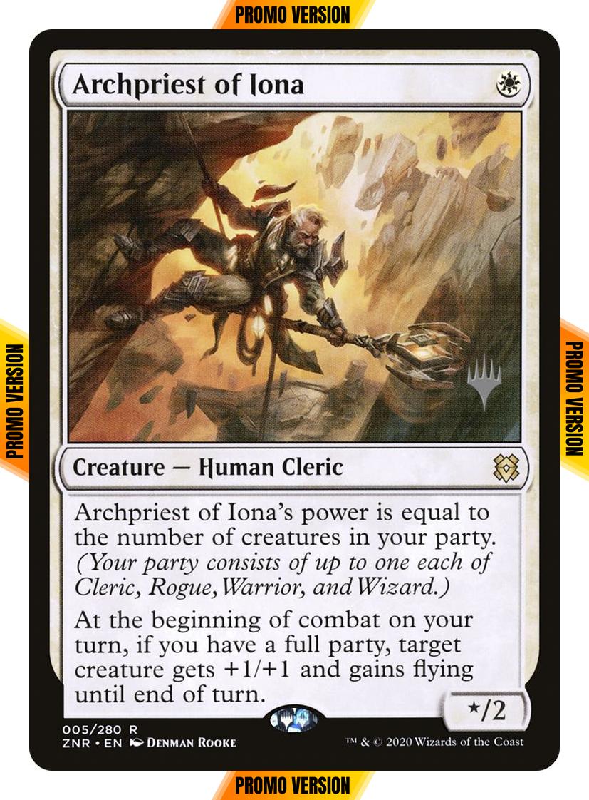 Archpriest of Iona [Promo Pack] [5p] [Zendikar Rising Promos] [Non-Foil]