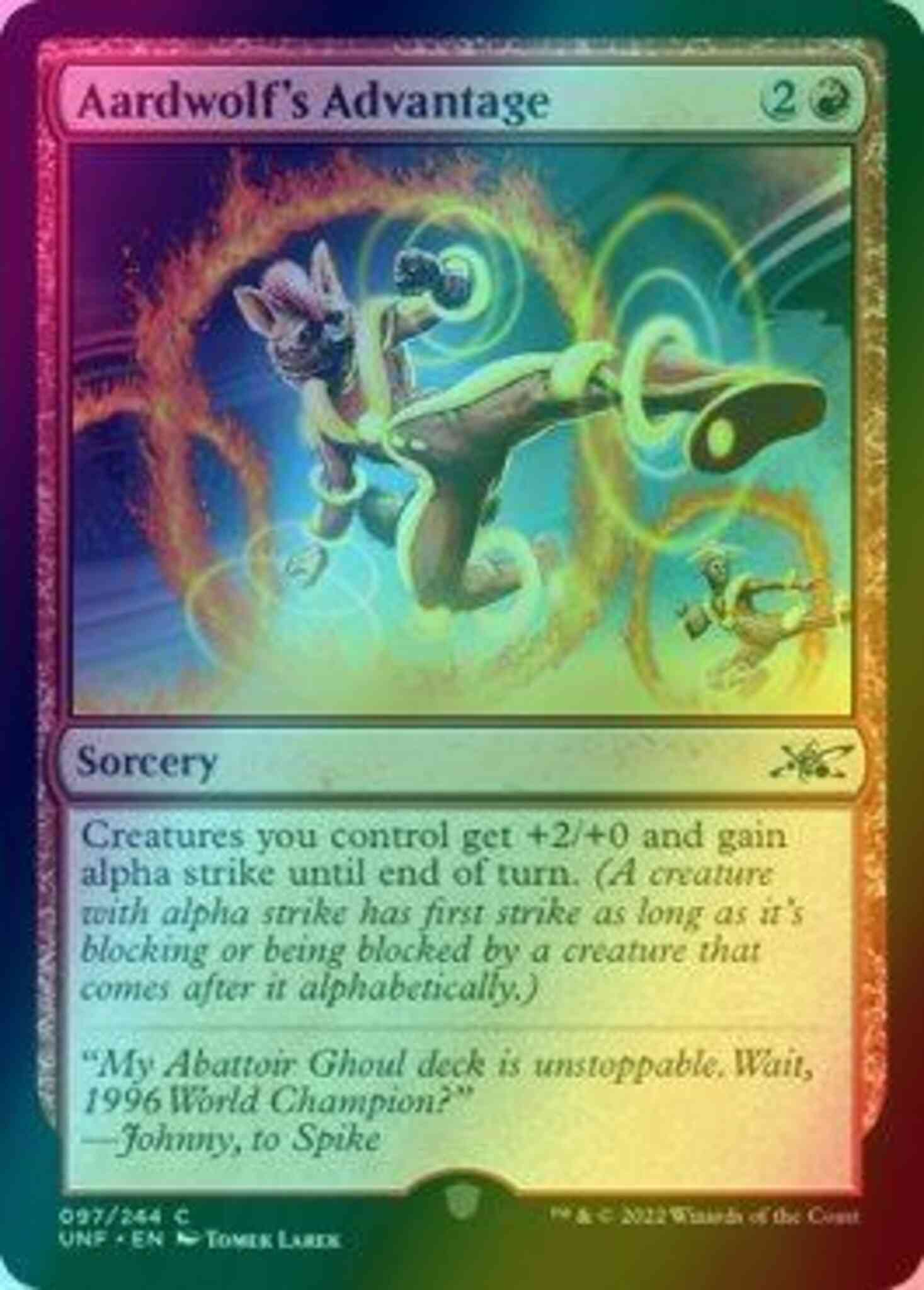 Aardwolf's Advantage [97] [Unfinity] [Foil]