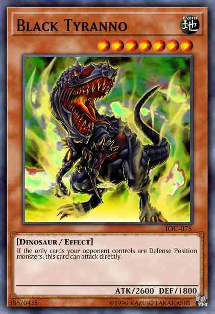Black Tyranno - IOC-075 - Ultra Rare - Unlimited