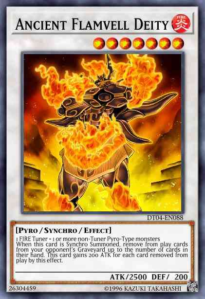 Ancient Flamvell Deity - HA04-EN056 - Secret Rare - 1st Edition