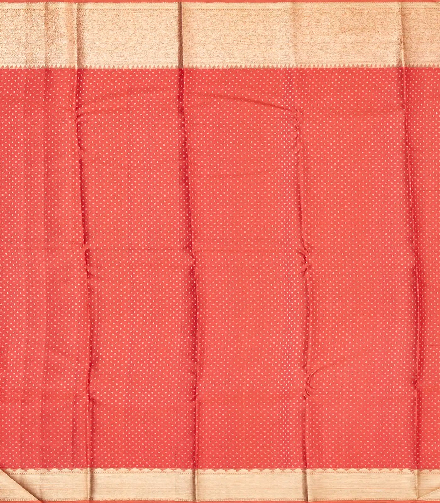 Oil Mustard Handloom Kanchipuram Silk Saree With Small Motifs Stripes