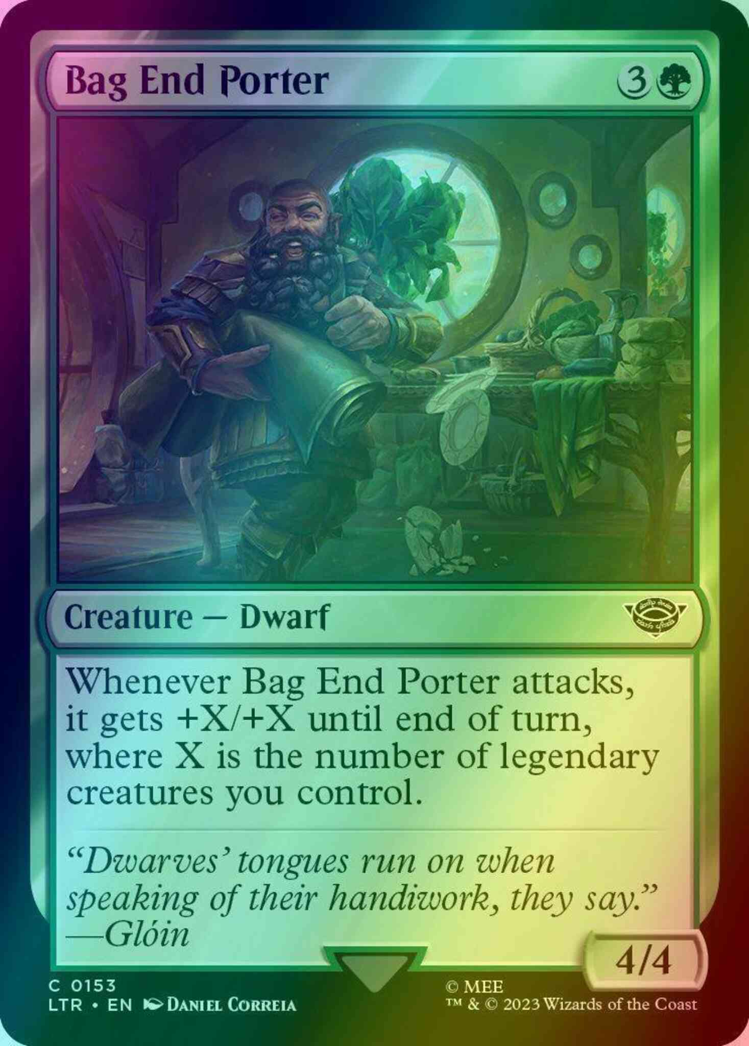 Bag End Porter [153] [The Lord of the Rings: Tales of Middle-earth] [Foil]