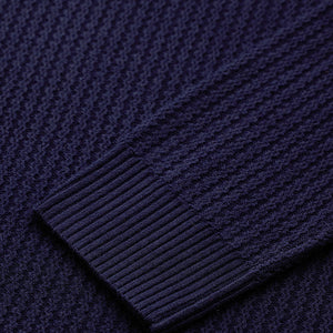 Navy Knitted Sweater