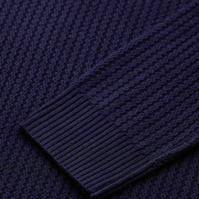 Navy Knitted Sweater