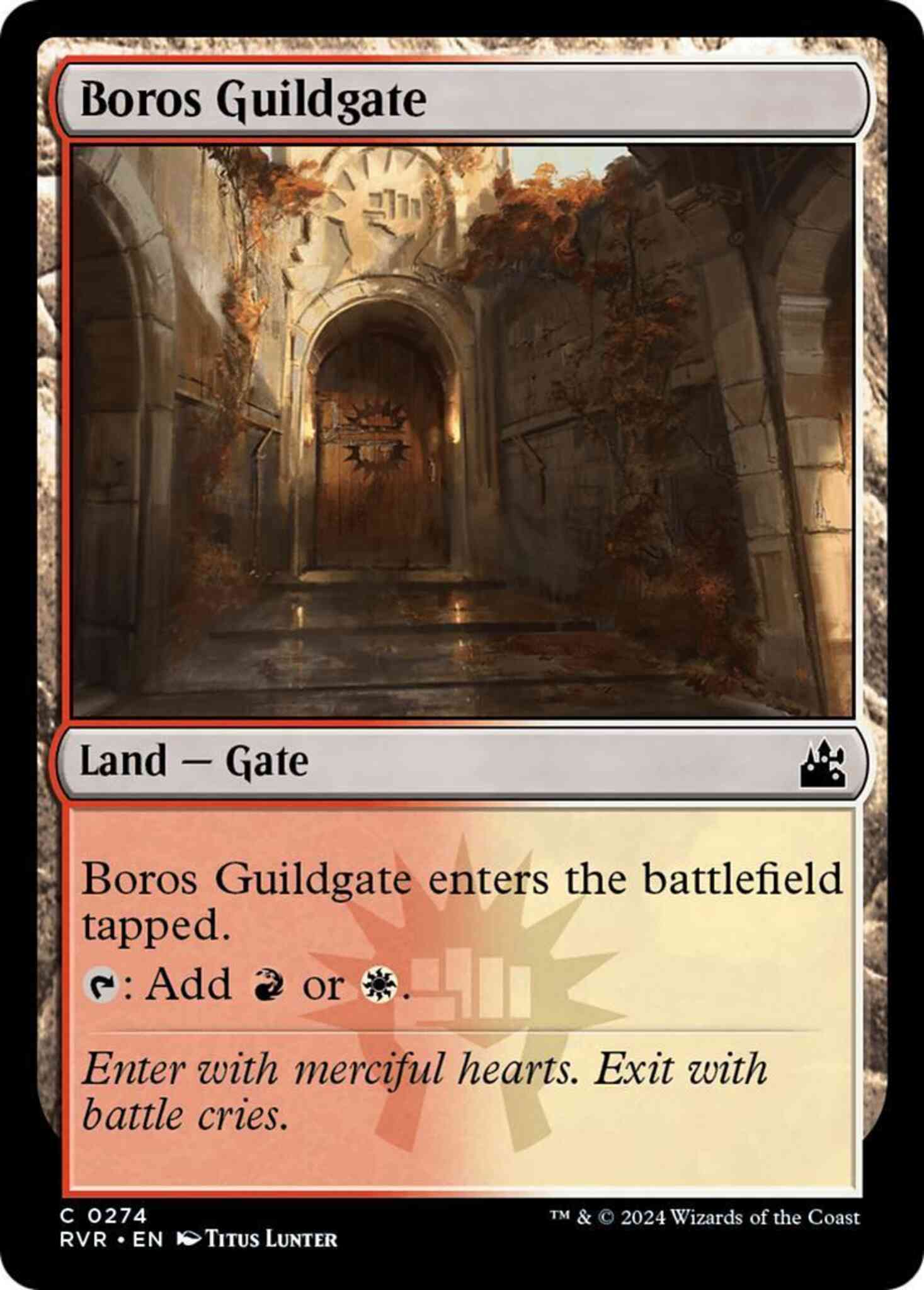 Boros Guildgate [274] [Ravnica Remastered] [Non-Foil]