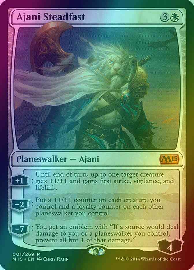 Ajani Steadfast [Magic 2015] [Foil]