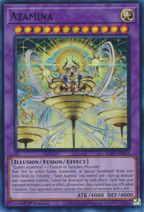 Azamina - ALIN-EN035 - Super Rare - 1st Edition