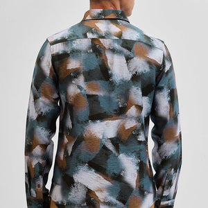 Multi Textured Abstract Shirt