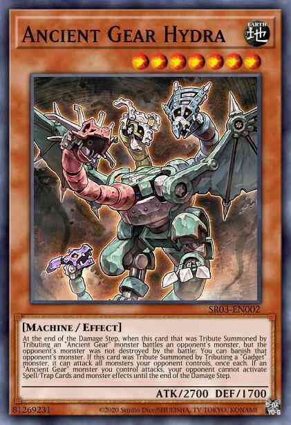 Ancient Gear Hydra - SR03-EN002 - Super Rare - Unlimited