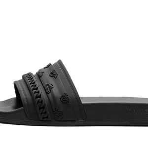 Amiri Bandana Moulded Slides Black Black