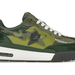 A Bathing Ape Bape Road Sta Patent Leather Green (2022)