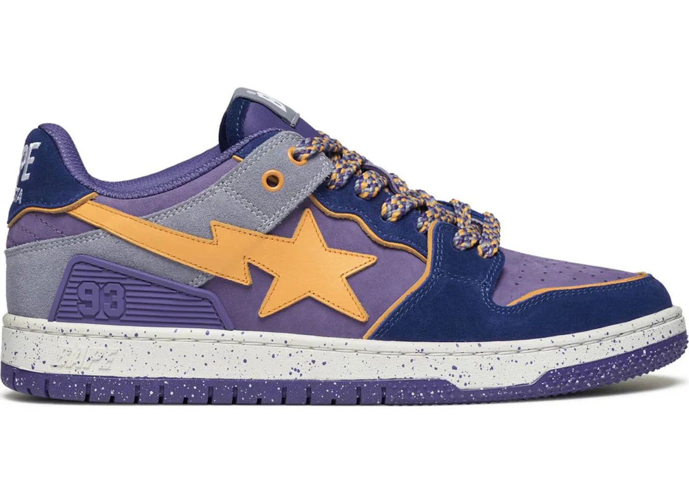 A Bathing Ape Bape SK8 Sta #4 Purple