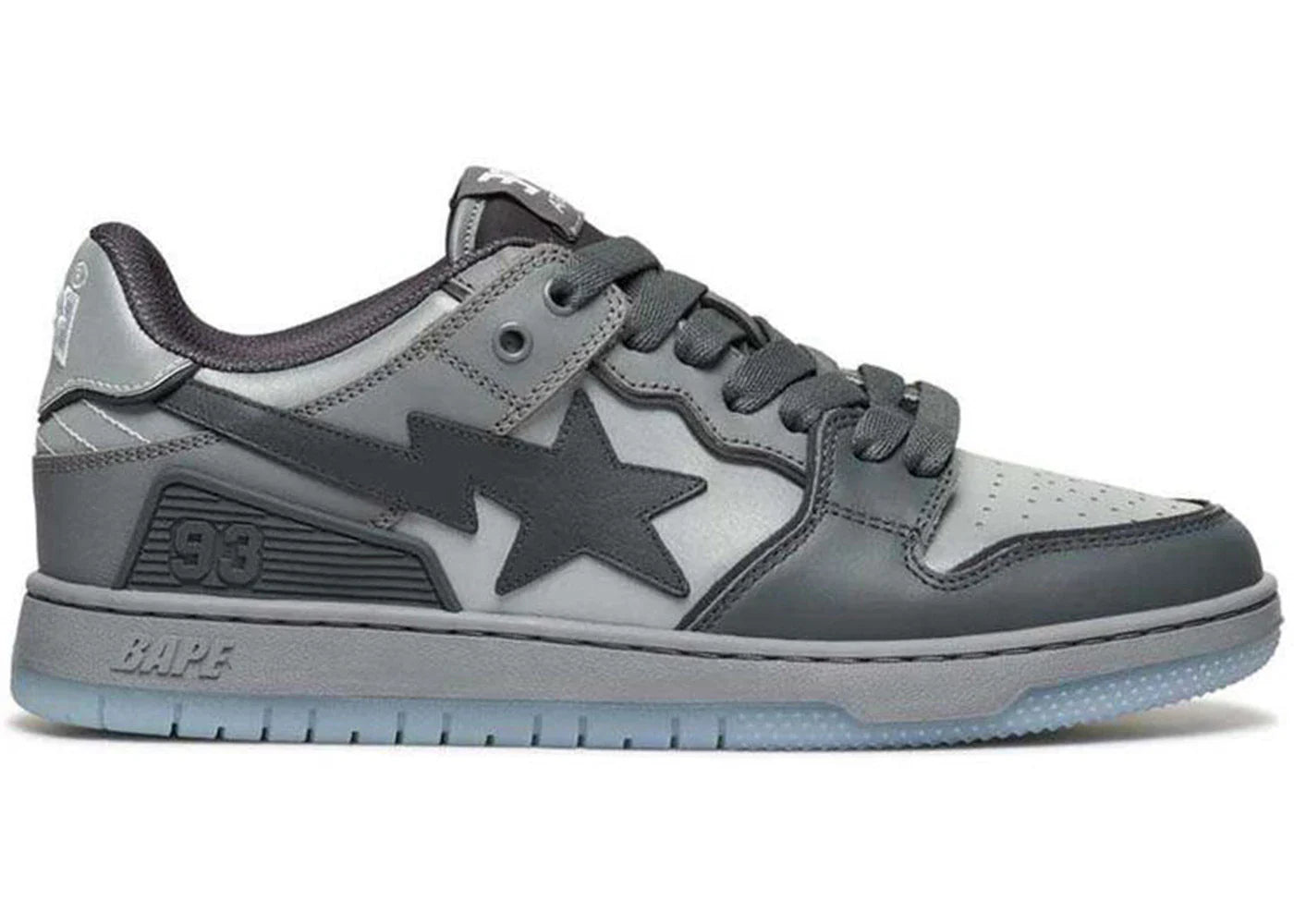 A Bathing Ape Bape SK8 Sta #5 Grey