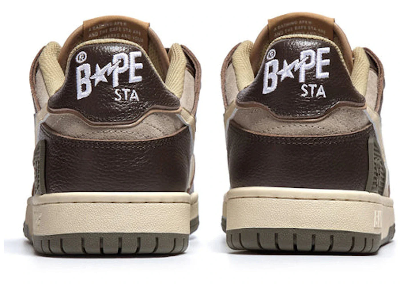 A Bathing Ape Bape SK8 Sta Beige