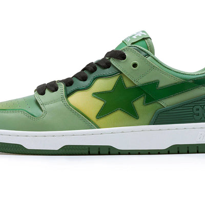 A Bathing Ape Bape SK8 Sta Green Gradation