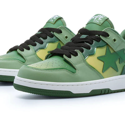 A Bathing Ape Bape SK8 Sta Green Gradation