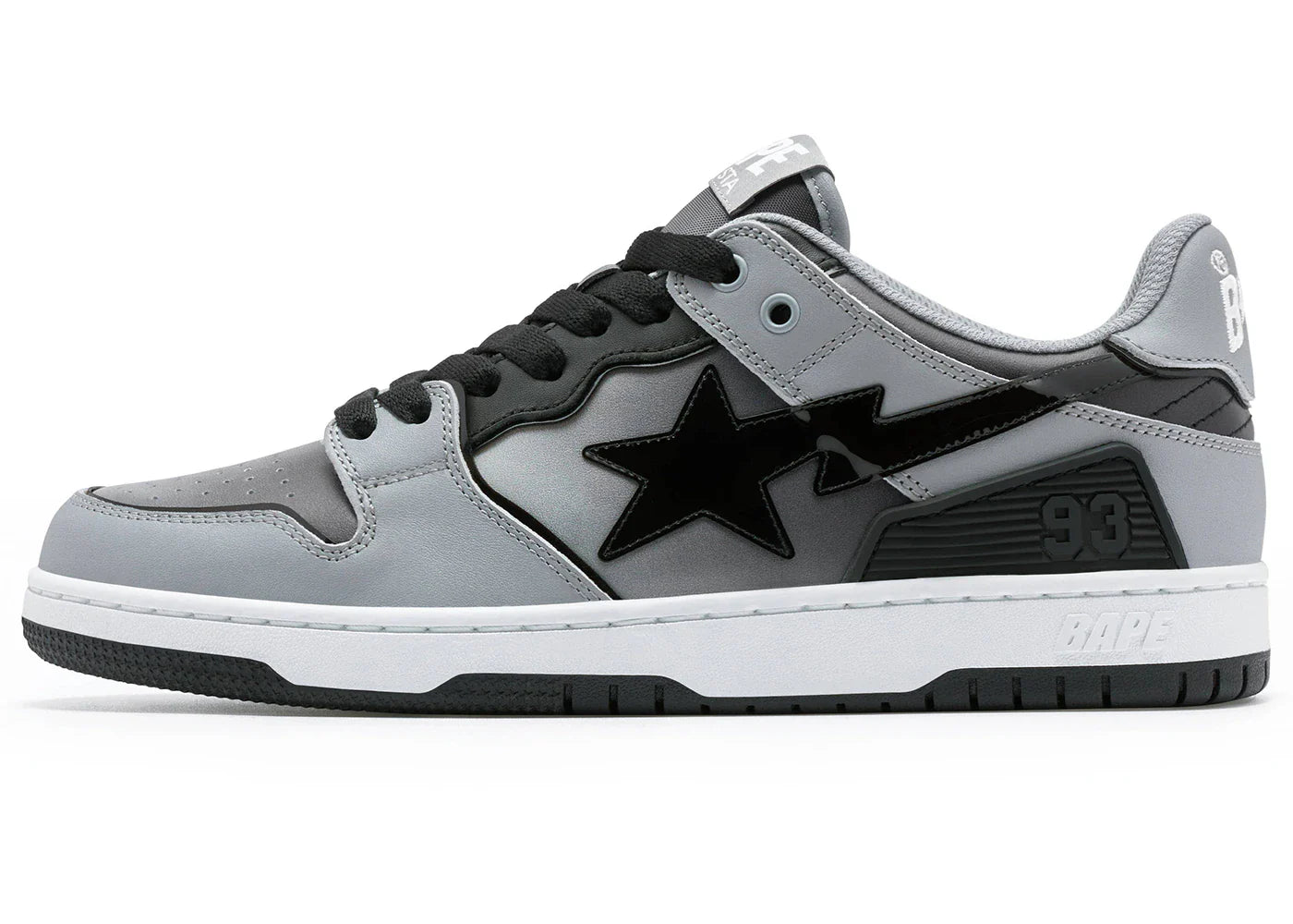 A Bathing Ape Bape SK8 Sta Grey Gradation