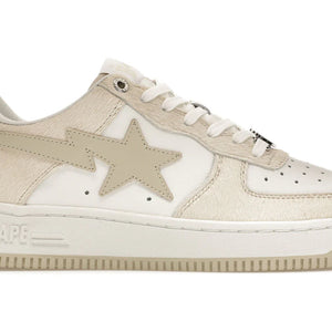 A Bathing Ape Bape Sta Beige Calf Hair