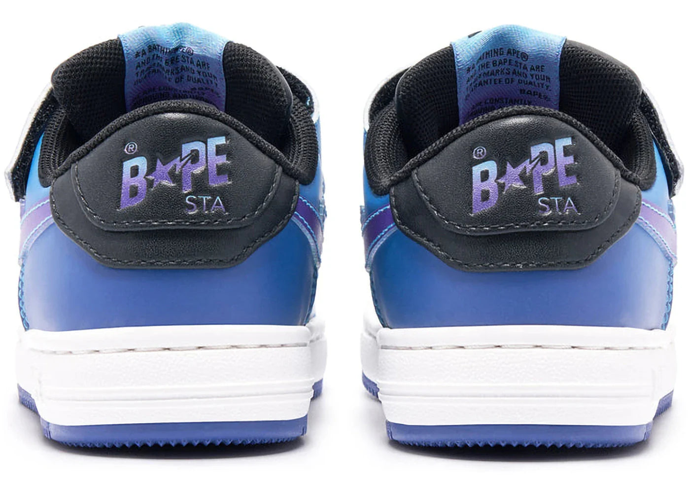 A Bathing Ape Bape Sta Blue Gradation (Kids)
