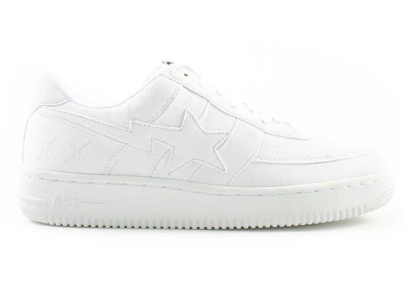 A Bathing Ape Bape Sta Low KAWS White Suede