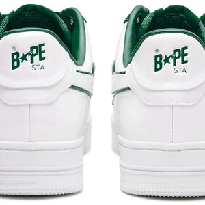 A Bathing Ape Bape Sta Patent Leather White Green