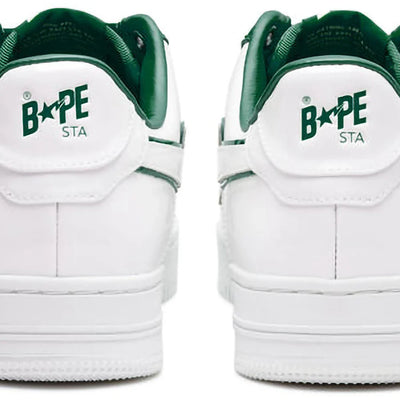 A Bathing Ape Bape Sta Patent Leather White Green