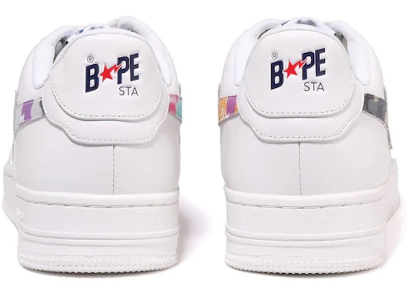 A Bathing Ape Bape Sta White Multi Camo Bape US Exclusive