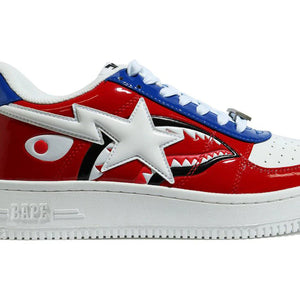 A Bathing Ape Bape Sta Low M2 20th Anniversary Patent Red