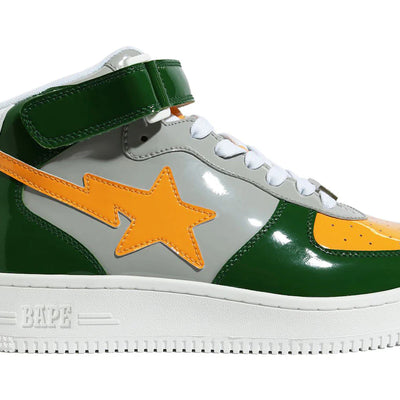 A Bathing Ape Bape Sta Mid Grey Green Orange (2020)