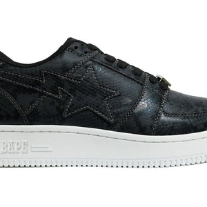A Bathing Ape Bape Sta Low Snakeskin Black (2020)
