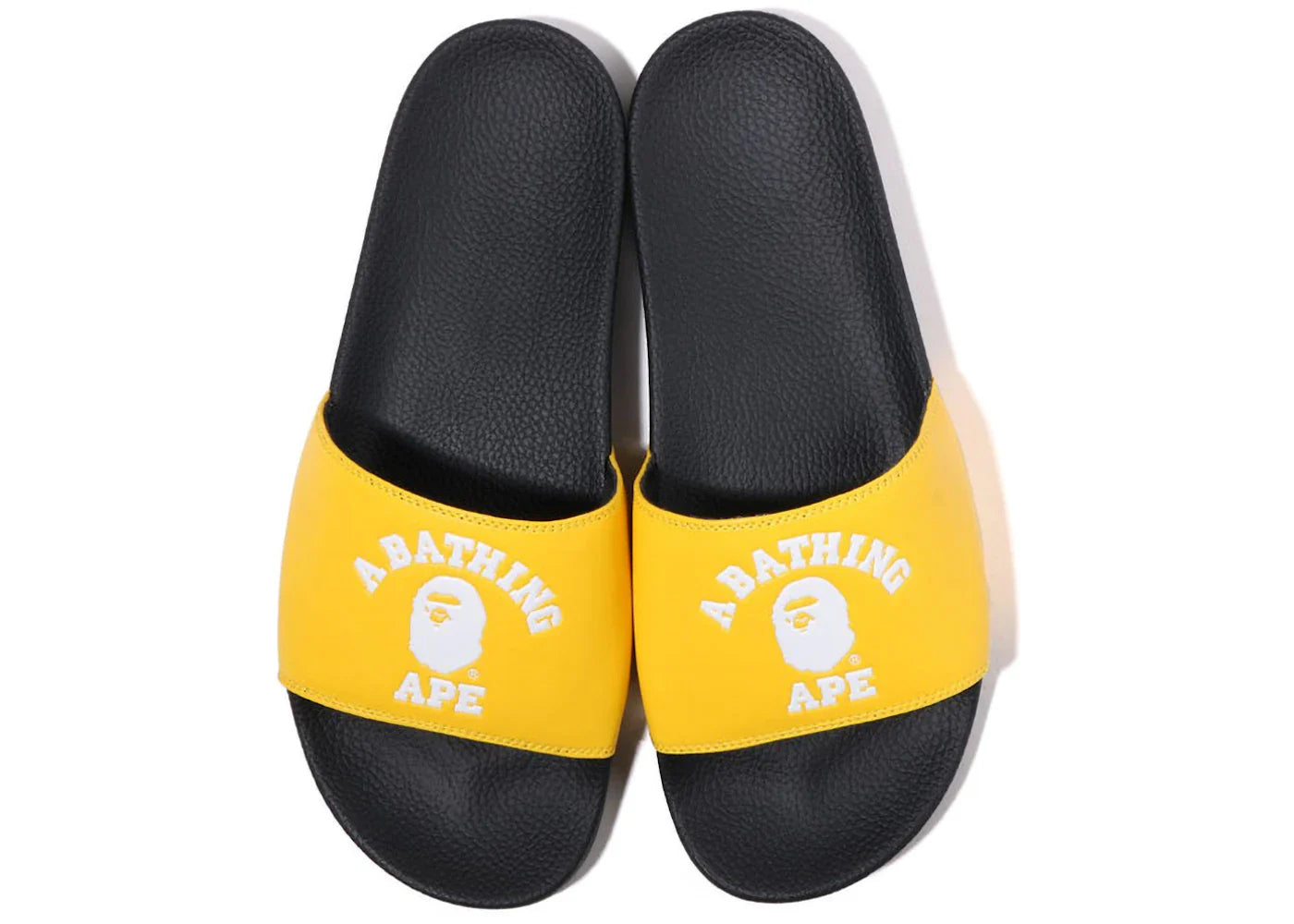 A Bathing Ape College Slide Sandal Online Exclusive Yellow (2022)
