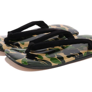 A Bathing Ape Japanese Sandal Green ABC Camo