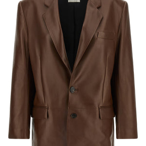 Saint Laurent Leather Blazer