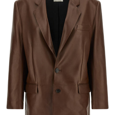 Saint Laurent Leather Blazer