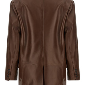 Saint Laurent Leather Blazer