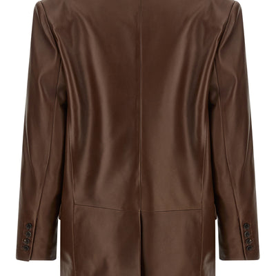 Saint Laurent Leather Blazer