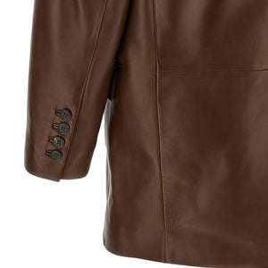 Saint Laurent Leather Blazer