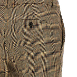 Saint Laurent Prince Of Wales Houndstooth Trousers