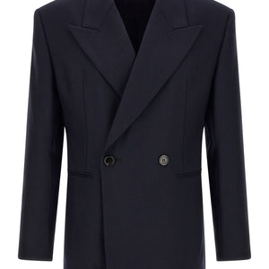 Saint Laurent Felted Wool Gabardine Blazer Jacket